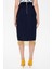Lacivert Anvelop Kapama Püsküllü Etek 81071 5