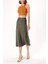 Yeşil Midi Boy Saten Etek 81104 1