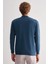 Koyu Mavi Yarım Balıkçı Yaka Cepsiz Comfort Fit Classic Pamuklu Triko Kazak 1012255001 5