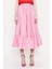 Açık Pembe Beli Lastikli Godeli Etek 81184 2
