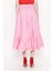 Açık Pembe Beli Lastikli Godeli Etek 81184 5