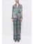 Desenli Beli Lastikli Bol Kesim Pantolon 41625 2