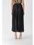 Siyah Piliseli ve Aksesuar Detaylı Uzun Etek 81256 4