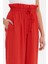 Kırmızı Bol Kesim Beli Lastikli Pantolon 41369 4