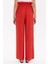 Kırmızı Bol Kesim Beli Lastikli Pantolon 41369 5