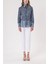Beyaz Beli Lastikli Boru Paça Pantolon 41630 2