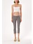 Gri Dar Kesim Capri Pantalon 40729 2
