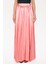 Pembe Lastikli ve Büzgülü Uzun Etek 81072 7
