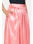 Pembe Lastikli ve Büzgülü Uzun Etek 81072 9