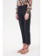 Siyah Beli Lastikli Boru Paça Pantolon 41630 3