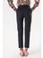 Siyah Beli Lastikli Boru Paça Pantolon 41630 4