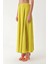 Asit Sarı Yüksek Bel Keten Etek 81271 3