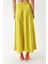 Asit Sarı Yüksek Bel Keten Etek 81271 4
