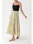 Bej Piliseli ve Aksesuar Detaylı Uzun Etek 81256 1