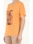 Turuncu Baskılı Basic Tshirt 19560 8