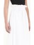 Beyaz Yüksek Bel Lastikli Uzun Etek 80995 3