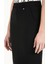 Siyah Yandan Cepli Düşük Bel Etek 80671 3