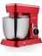 Kırmızı Mutfak Tartısı ve Hamur Yoğurma Mikseri, 1300W, 5,5l, Stand Tasarımı 7
