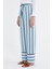 Mavi Beli Lastikli Bol Kesim Pantolon 41344 3