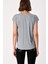 Gri V Yaka Basic Tshirt 19713 4