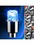 ® 2 Li Mavi LED Hava Valfi Işık Kapakları-Gece Parlayan Lastik Lambası Sibop Kapağı 4