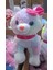 40 cm Miyavlayan Peluş Kedi | Pembe Tokalı Peluş Oyuncak | Sesli ve Sevimli Peluş Kedi 2