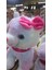40 cm Miyavlayan Peluş Kedi | Pembe Tokalı Peluş Oyuncak | Sesli ve Sevimli Peluş Kedi 5