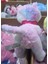40 cm Miyavlayan Peluş Kedi | Pembe Tokalı Peluş Oyuncak | Sesli ve Sevimli Peluş Kedi 6