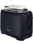 Iki Dilim Kapasiteli 1650W Ekmek Kızartma Makinesi, Şık Siyah Tasarım 2