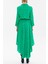 Yeşil Asimetrik Midi Elbise 93117 4