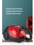 Kırmızı Yıkanabilir Toz Torbalı Elektrikli Süpürge 2,5l 900W 5 Yıl Garantili 4