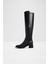 Anahi Çizme Düz Çizme - Siyah 3