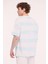 ML STRIPE 11HL110 5PR Turkuaz Erkek Kısa Kol T-Shirt 9
