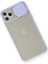 iPhone 11 Pro Max Kılıf Palm Buzlu Kamera Sürgülü Silikon - Lila 3