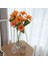 Yapay Çiçek, Turuncu, 55 Cm, Güneş Şapkası 3