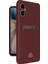 Samsung Galaxy A05 Kelvin Kartvizitli Silikon - Bordo 1