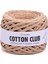 Cotton Club Premium T-Shirt Yarn El Örgü Ipliği 7311 Sütlü Kahve - 1 Adet 1