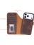 Bloomcase Magic Wallet Saddle Brown Apple iPhone 17 Pro (6.3") Hakiki Deri Çıkarılabilir Cüzdanlı Telefon Kılıfı 3