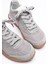 Kadın Hakiki Süet Bağcıklı Krep Tabanlı Anorak Detaylı Sneaker Gri Minu 4
