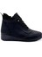 (Oc Shoes) Termo Kaymaz Taban Fermuarlı Kadın Kısa Bot Siyaha Siyah 2