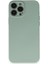 iPhone 13 Pro Max Kılıf Nano Içi Kadife Silikon - Su Yeşili 1
