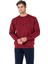 6115 Erkek Bordo Uzun Kollu Bisiklet Yaka Üç Iplik Eşofman Takımı 1
