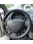 Ford Connect Fiesta Çıkıntılı Bombeli Araca Özel Dikmeli Direksiyon Kılıfı Nokta Düz Mavi Ip 2