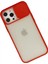 iPhone 12 Pro Max Kılıf Palm Buzlu Kamera Sürgülü Silikon - Kırmızı 2