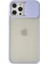 iPhone 12 Pro Max Kılıf Palm Buzlu Kamera Sürgülü Silikon - Lila 1