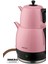 Geniş Hazneli Pembe Çay ve Su Isıtıcı, Paslanmaz Çelik, Damlatmaz, Xl Boy 1