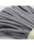 Dolgulu Pamuk Kordon | Tress Kordon Ip 8mm 30MT Gri - 1 Adet 2