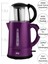 Mor Cam Demlikli Elektrikli Çay Makinesi, Şık ve Kullanışlı Tasarım 3
