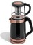 2l Cam Demlik ve Çelik Su Isıtıcıyla Modern Çay Makinesi Siyah 1