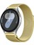 Galaxy Watch 6 / 5 / 4 Fe 40MM 44MM – Watch 6 Classic 43MM 47MM – Watch 5 Pro 45MM Uyumlu Manyetik Milanese Metal Hasır Kordon - Paslanmaz Çelik, Ayarlanabilir Manyetik Toka 1